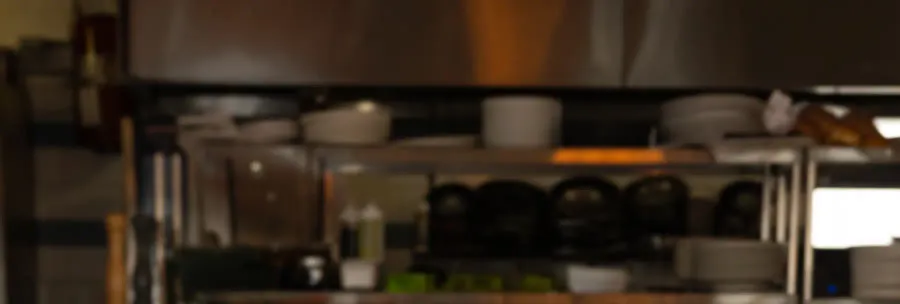 The kitchen pass at Stellina Ristorante during service