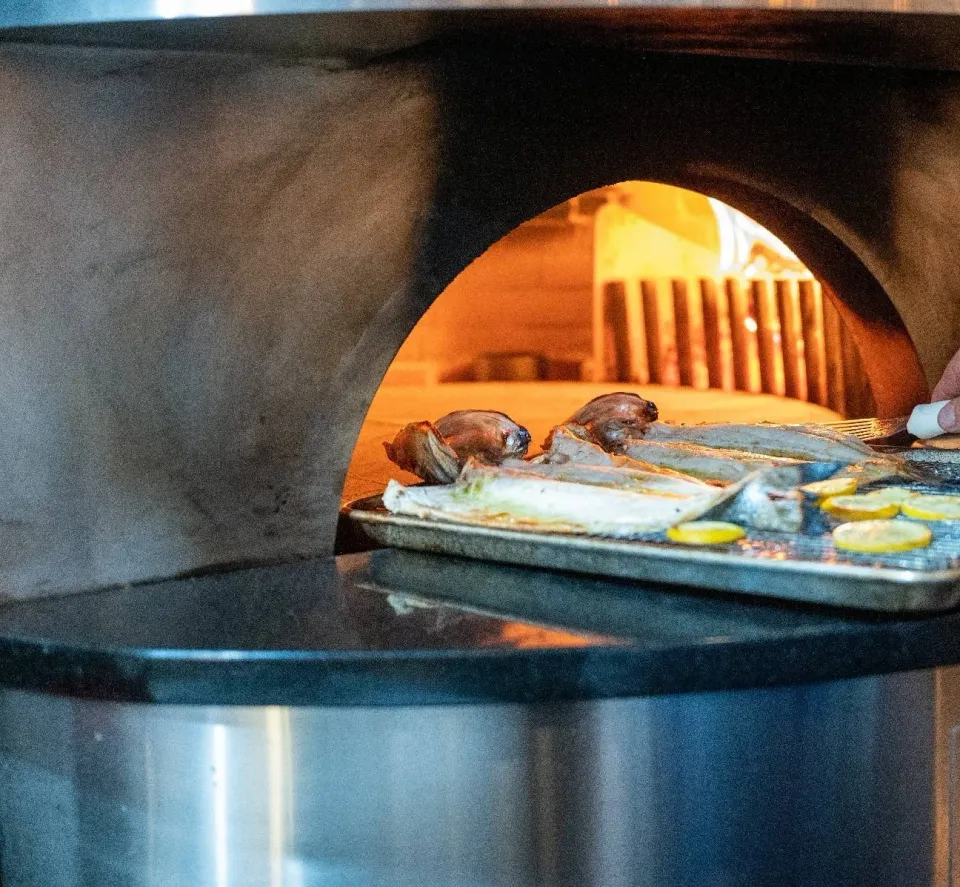 Inside Stellina Ristorante in Oyster Bay